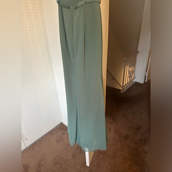 Azazie size 2 dress in eucalyptus green. - Picture 5 of 5